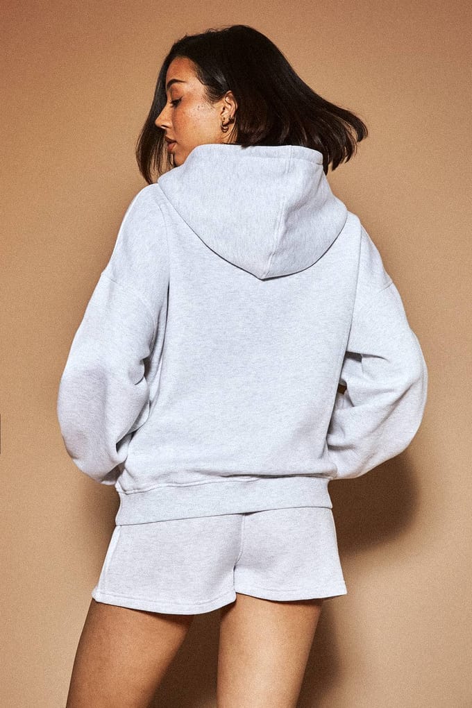 Dames Dsgn Studio Boxy Over-the-head Hoodie | Asgrijs | Maat: Small