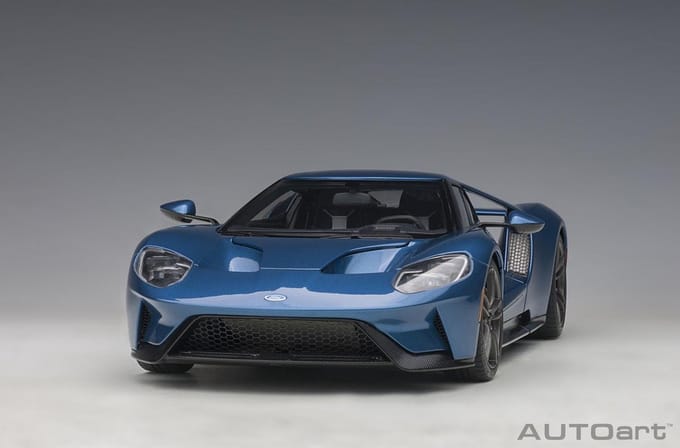 Ford GT - 2017, Liquid Blue - AutoArt 1/18