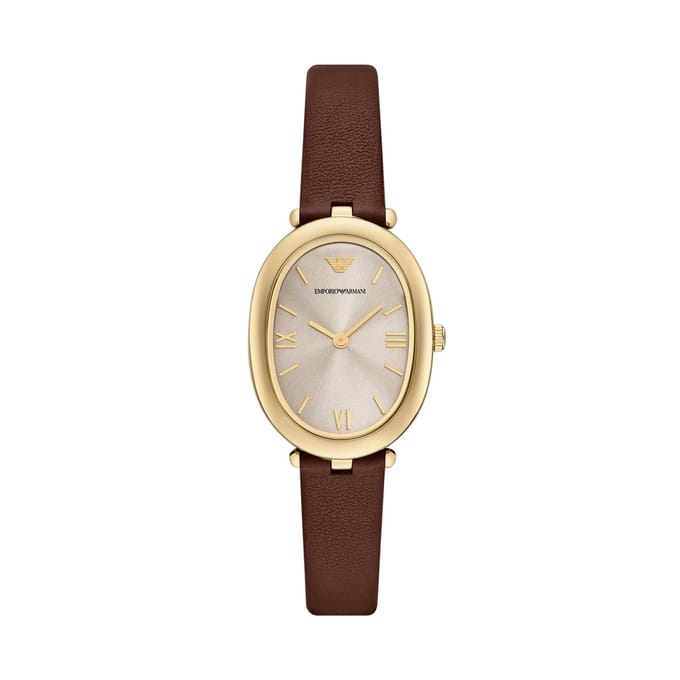 Emporio Armani Dames Horloge 34 cm - Goudkleurig