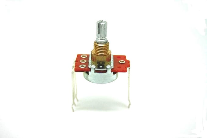 Variabele Weerstand - Regelaar - Audio Aanpassing - Logaritmische Curve - 10K Ohm - Zilver