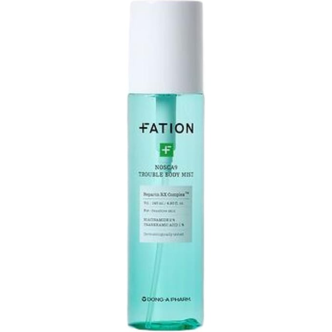 FATION Nosca9 Brume Corporelle Anti-Imperfections Soin Acné & Apaisant 145ml white