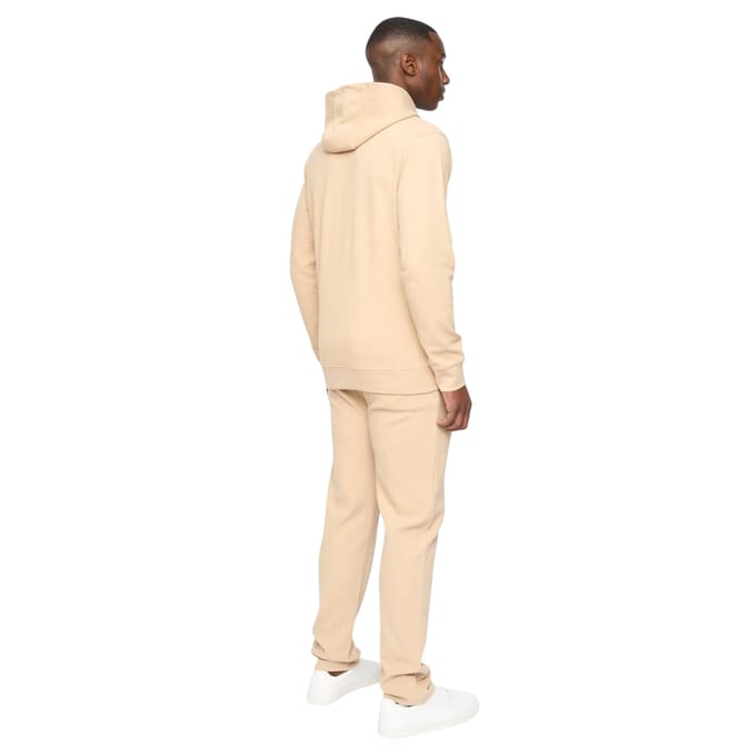 Duck and Cover Heren Hannings Hoodie (Stone)