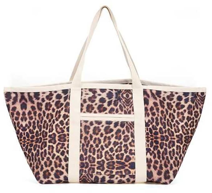 Schoudertas / Shopper / Strandtas / XL Tas Bali - Camel Panter