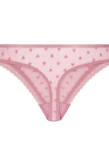 Hunkemöller Dames Lingerie String Phoebe - Roze - maat S