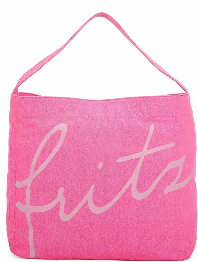 Fritzi aus Preußen Schoudertas Canvas Easy03 Shoulder Bag Neon Pink Neonroze