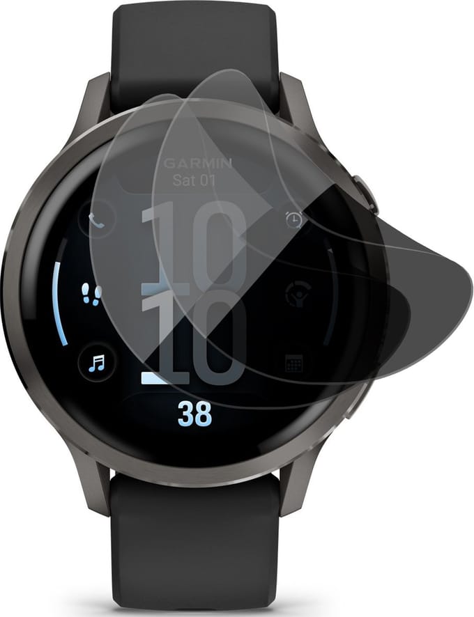 Privacy Screenprotector geschikt voor Garmin Venu 4 45mm - 2x FlexGuard Screen Protector