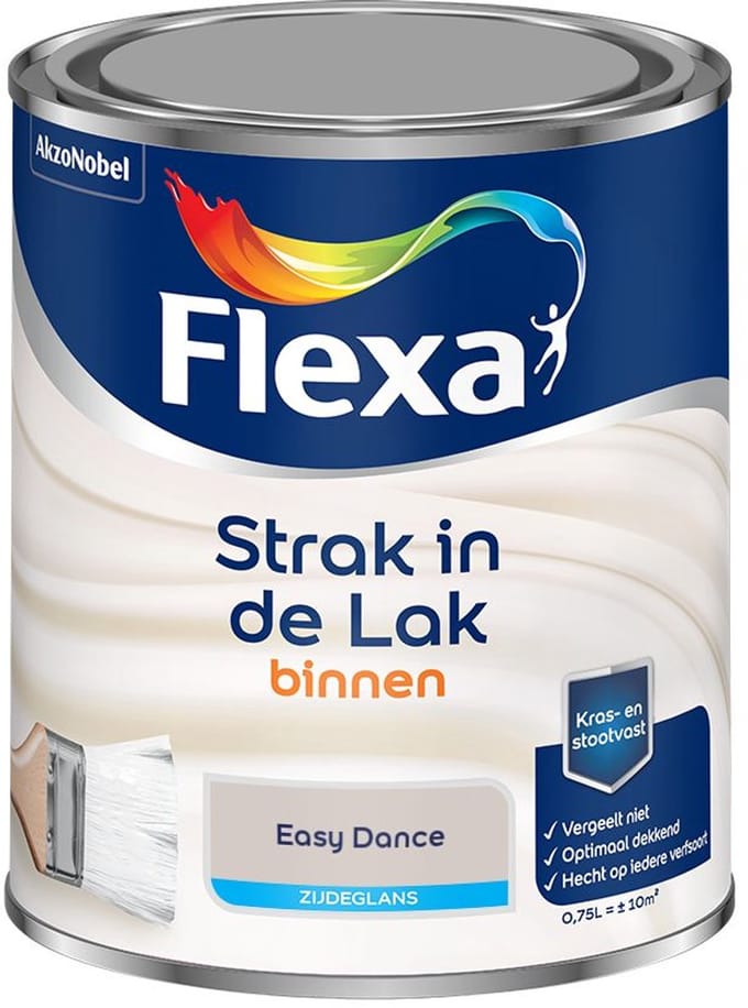 Flexa - Strak In De Lak Binnenlak Zijdeglans - Easy Dance - Mengverf - 750 Ml