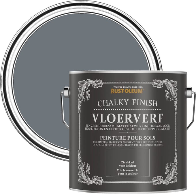 Rust-Oleum Donkergrijs Vloerverf - Marinegrijs 2,5L