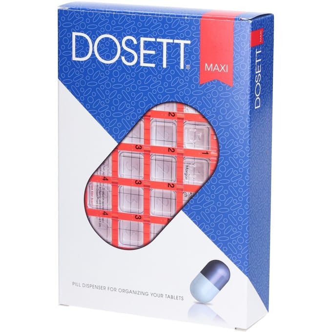 Dosett Maxi - Medicijndoos voor 7 dagen - Pillendoosje