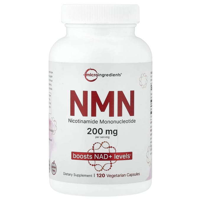 Micro Ingredients, NMN, 120 Veggie Capsules (100mg per capsule)