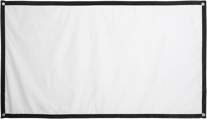Projectiescherm - Filmscherm - Thuisbioscoop - 180 graden kijkhoek - 84 inch - Wit