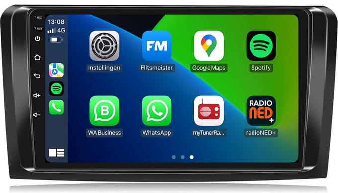 Carplay autoradio voor Mercedes Benz ML | GL | ML 350 | ML 63 AMG | GL450 | 2005 t/m 2012 | Android 13 | Draadloos Apple Carplay & Android Auto | 2GB + 32GB | 8-Core processor | Davilon | 2025 model | Bluetooth & Wifi