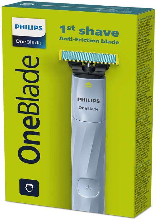 OneBlade Eerste Scheerbeurt Eerste Scheerbeurt : eerste baard scheerapparaat Philips QP1324/20