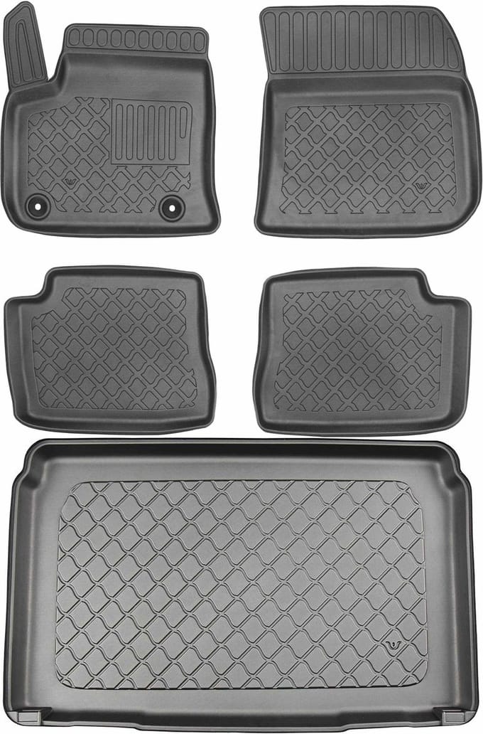 Max-Dywanik Serie - Kofferbakmat en Rubbermatten - Peugeot e-208 Hatchback