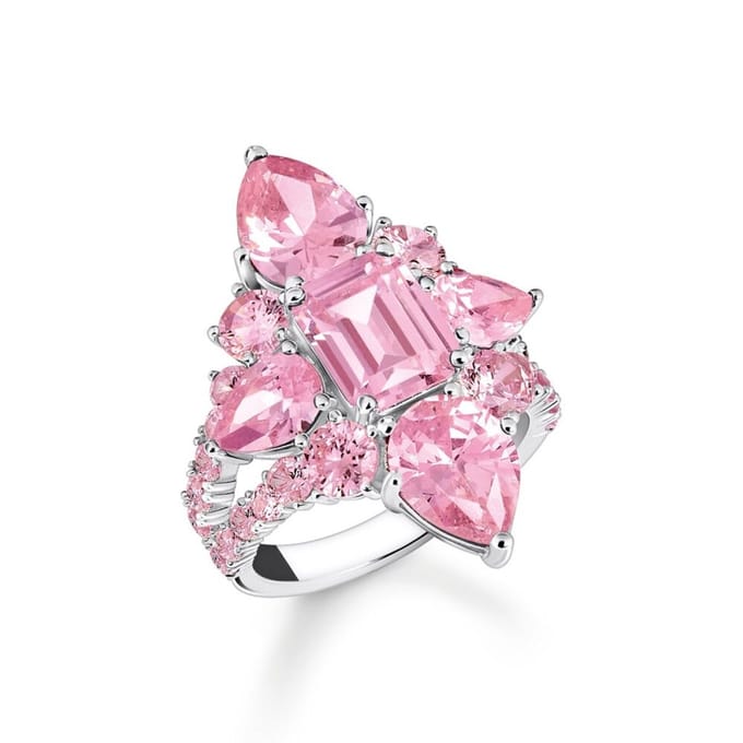 Thomas Sabo - TR2441-051-9-52 - Ring - Dames - 925er Zilver - ringmaat 52