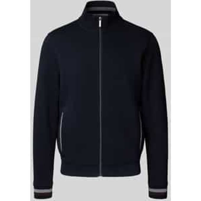 Sweatjack met opstaande kraag