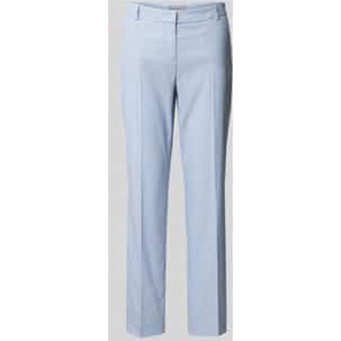 Regular fit stoffen broek met persplooien