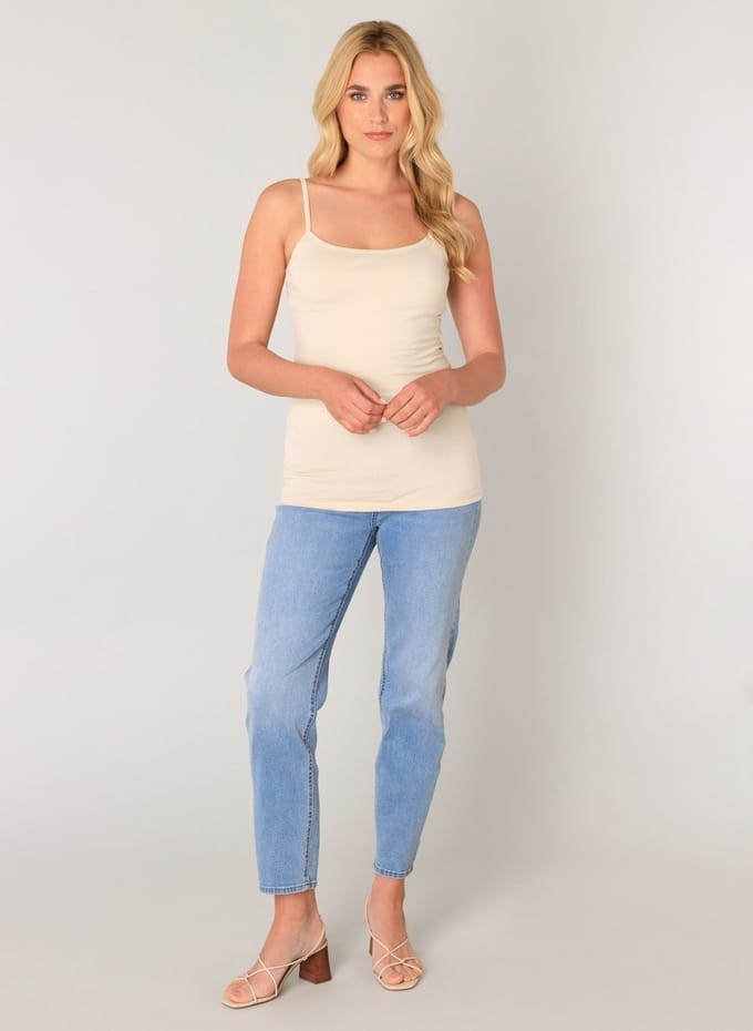 BASE LEVEL Yoshji Top - Light Beige - maat 44