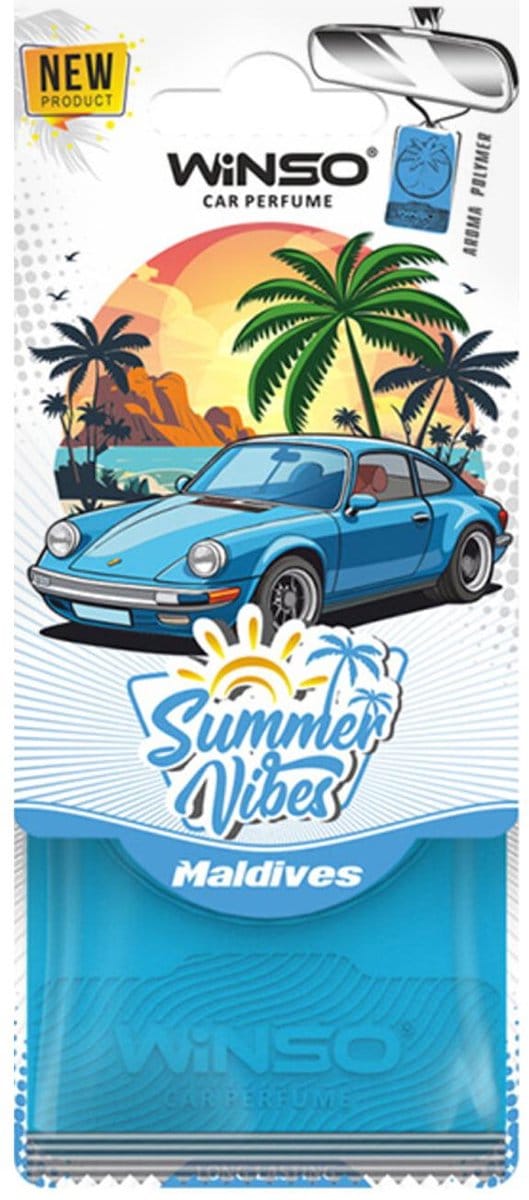 Car Airfreshner Polymeer - Summer Vibes - Maldives