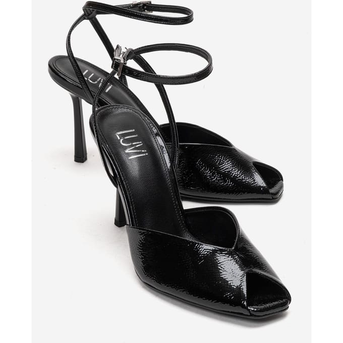 Slate Enkelband Stiletto Pump