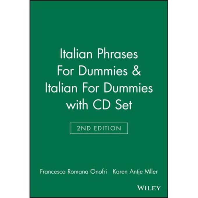 Italian Phrases For Dummies & Italian For Dummies, 2nd Edition With Cd Set - Francesca Romana Onofri