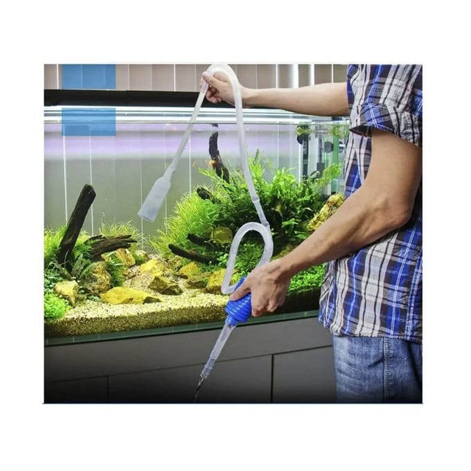 Pompe à siphon à vide pour aquarium semi-automatique 1.5m white