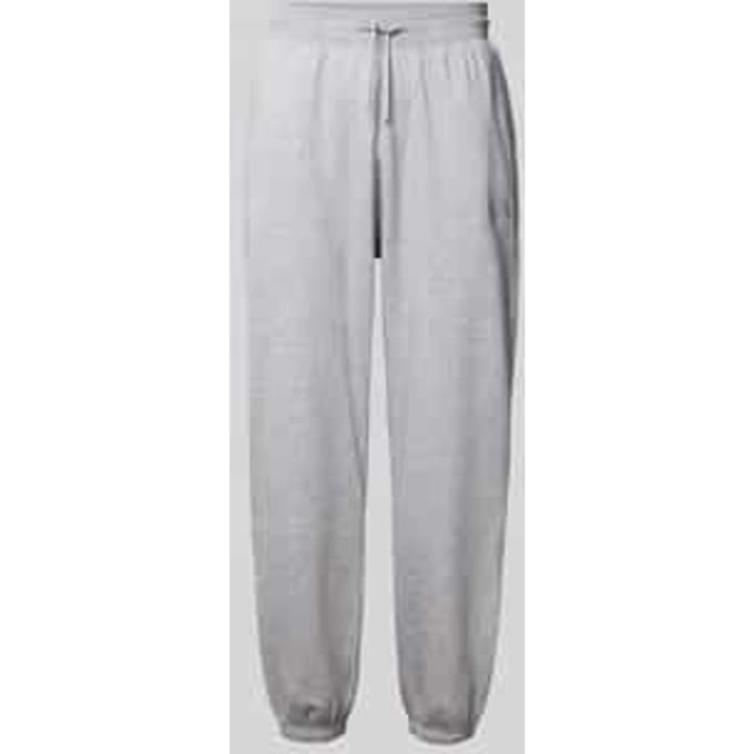 Regular fit sweatpants met labelstitching