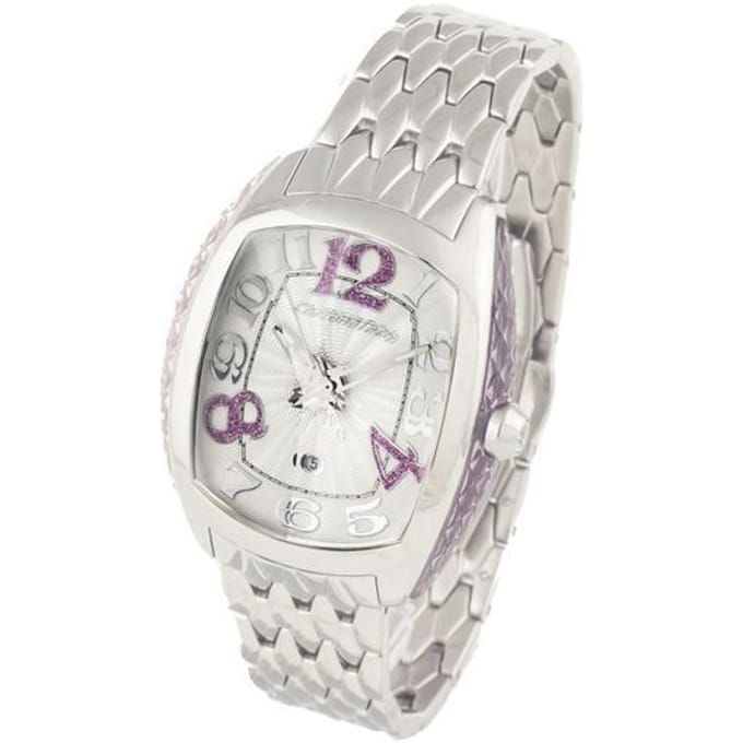 Horloge CHRONOTECH CT7998L-16M. Kwarts, Kleur wit. Vrouw.