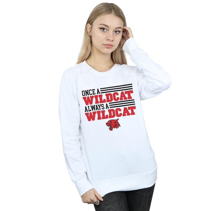 Disney Dames/Dames High School Musical The Musical Once A Wildcat Sweatshirt (Wit)