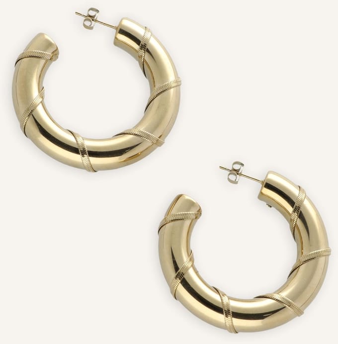 Notre-V Earring #16 Sieraden Dames - Goudkleurig - Maat ONESIZE