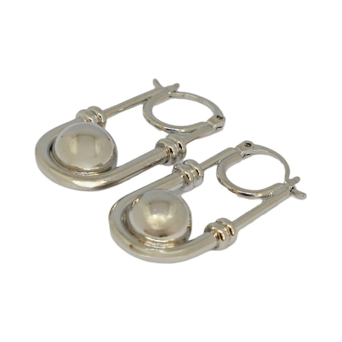 Silver Roundy Earrings