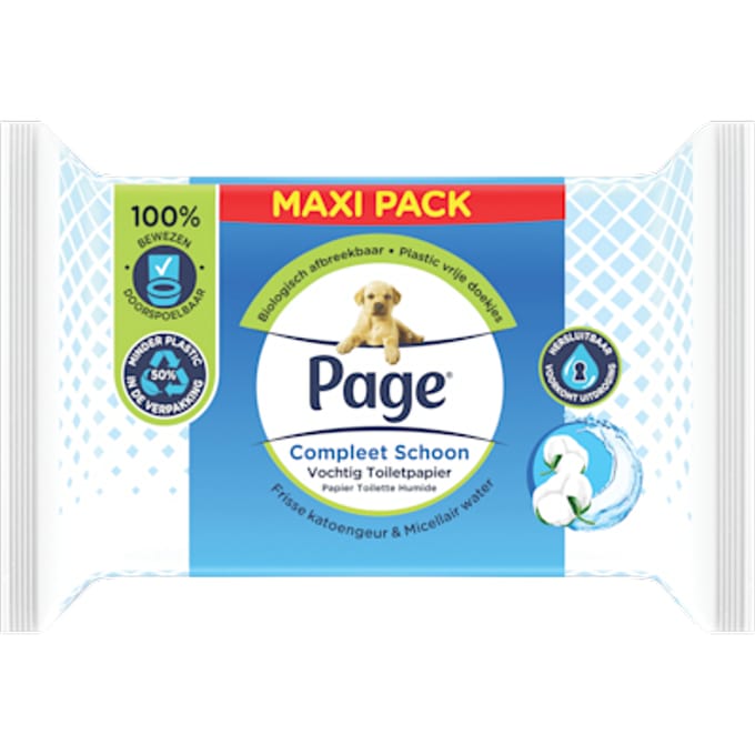 Page - Vochtig Toiletpapier - Fresh - Maxi - 76 Stuks