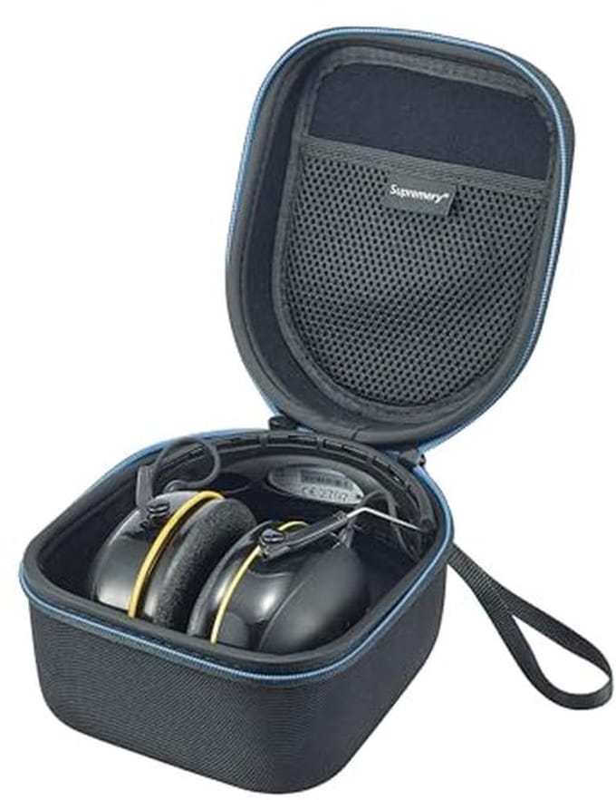 Draadloze gehoorbescherming case met etui voor 3M WorkTunes Connect