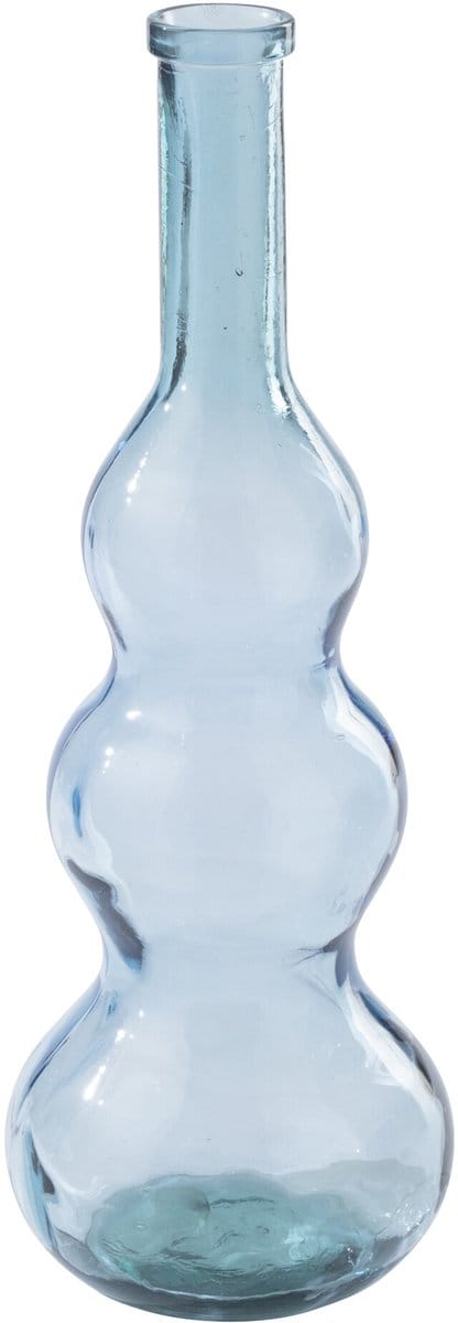 J-Line vloervaas - glas - lichtblauw