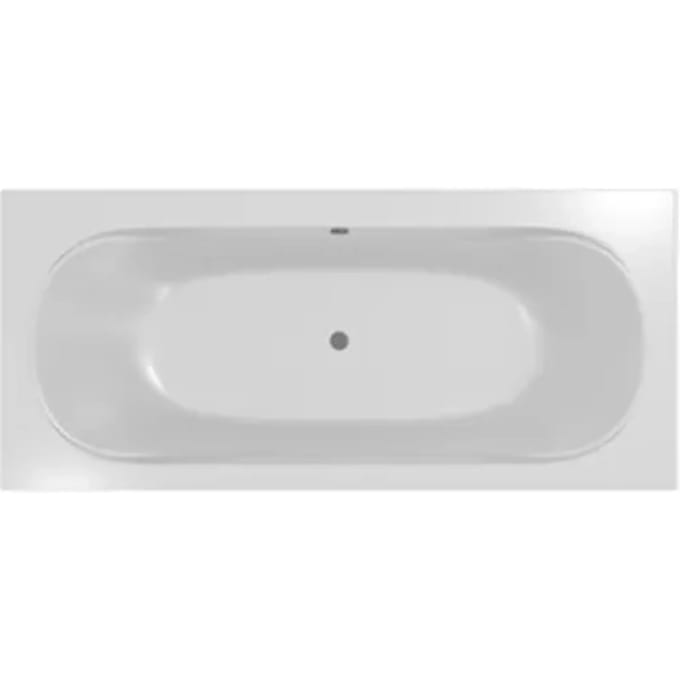 Allibert Ligbad Aquae Duo Round -170x75cm - Wit