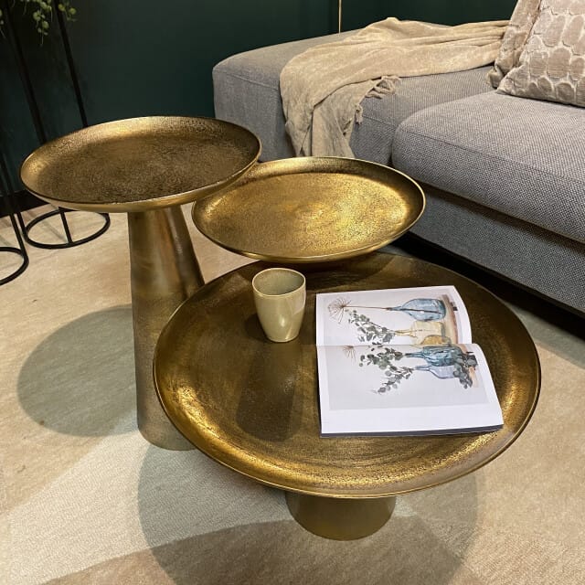 Starfurn - Salontafel Daisy - Brons - 50x50x40 cm