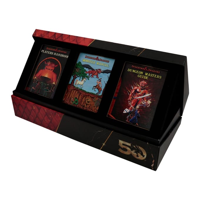 FaNaTtik Dungeons & Dragons 50th Anniversary 1st Edition Book Cover Ingot Set
