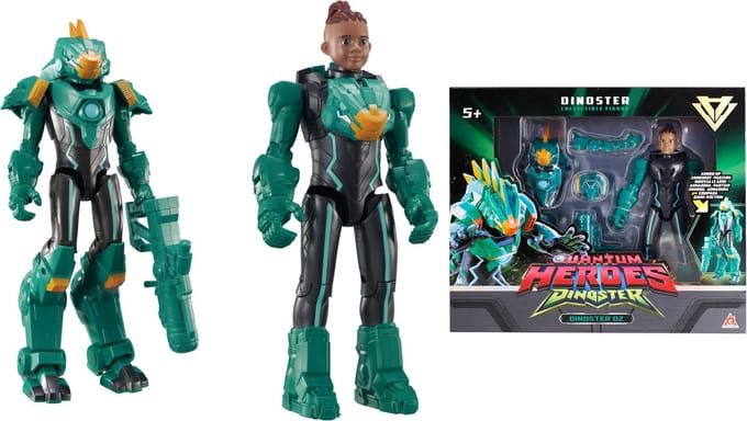 Dinoster - 2 figuren in 1 - Transformeer je robots - 22cm - Oz