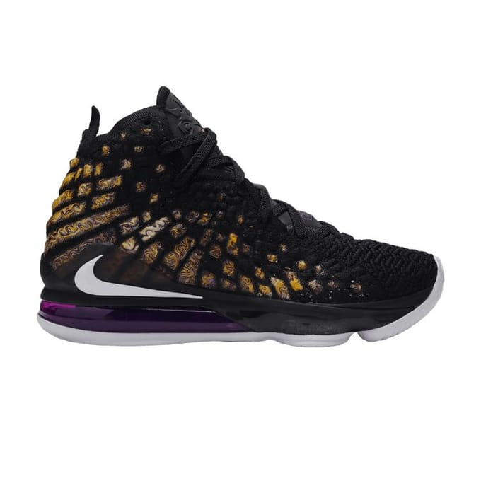 Nike LeBron 17 'Lakers' 40.5 black