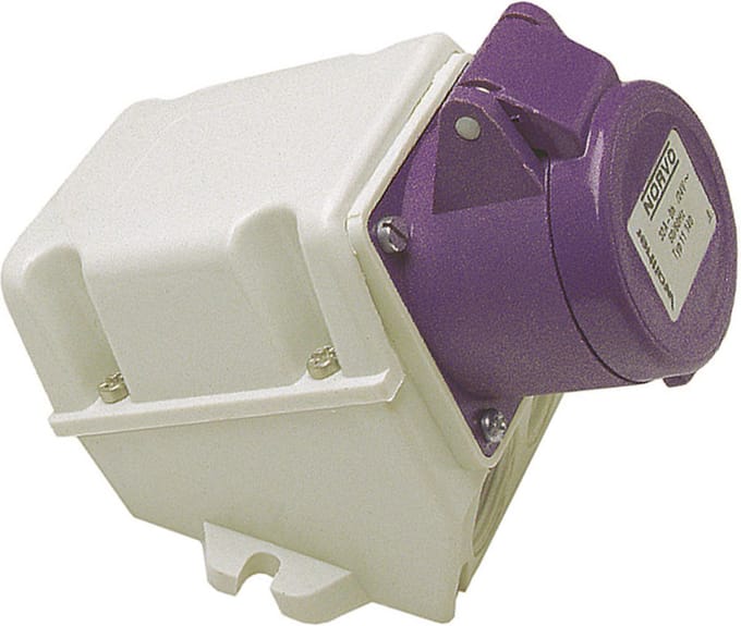 Walther 11150 wandcontactdoos 3/32A, 32A 3P 24V 0h IP44