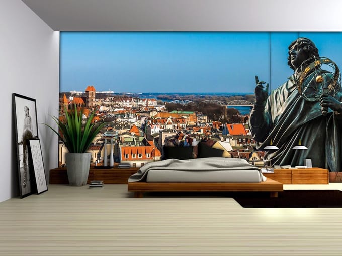 Poster | Blauw | 104 x 70,5 cm