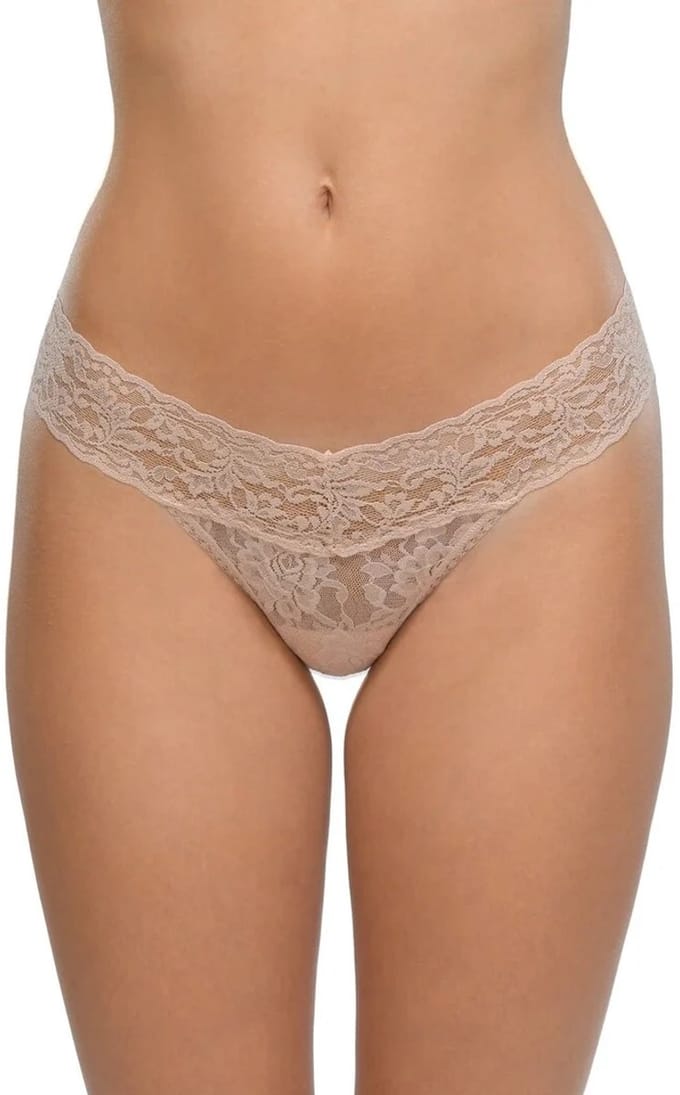 Hanky Panky Low Rise Thong - 4911P - Chai - One size - XS tot XL
