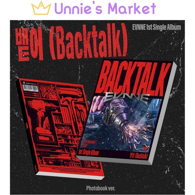 [PRÉCOMMANDE] EVNNE – 1er Single Album Backtalk Photobook Ver. 2pcs