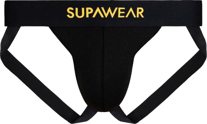 SUPAWEAR Just Supa Jockstrap Black - MAAT S - Heren Ondergoed - Jockstrap voor Man - Mannen Jock