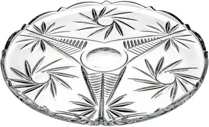 Crystalite Bohemia Pinwheel taartschotel 31 CM