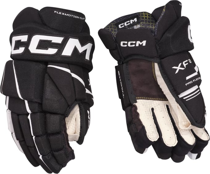 CCM - Tacks XF 80 - IJshockeyhandschoenen - Kinderen - Zwart - Wit - 10