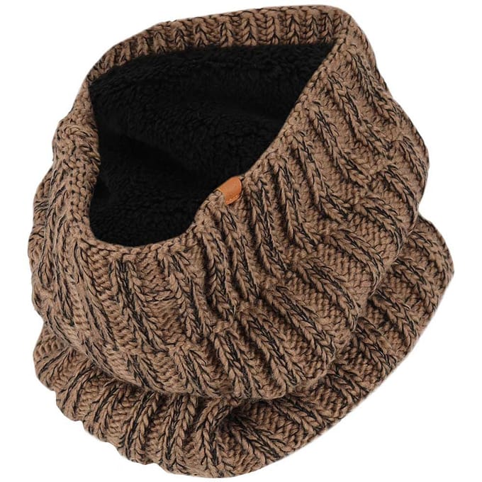 Sarlini - Ski Colsjaal heren - Knitted - Multi Taupe - One Size
