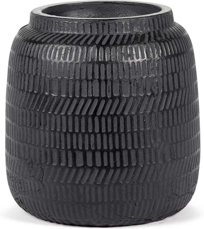 Serax Bloempot-Sierpot Zwart D 20 cm H 21 cm