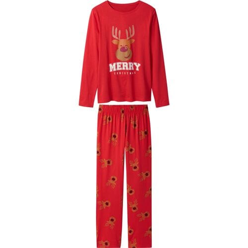 ESMARA Dames kerstpyjama (Rood, S (36/38))