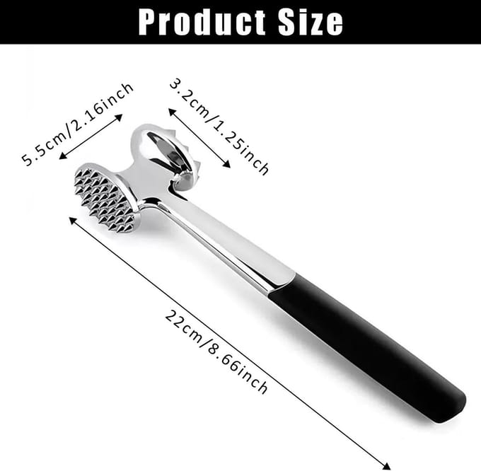 Dailygoods - Heavy Duty Steak Hammer voor Vlees Tenderizing